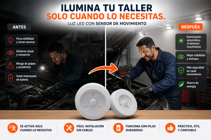 SensorLight Pro – Luz LED Automática (Pack x3)